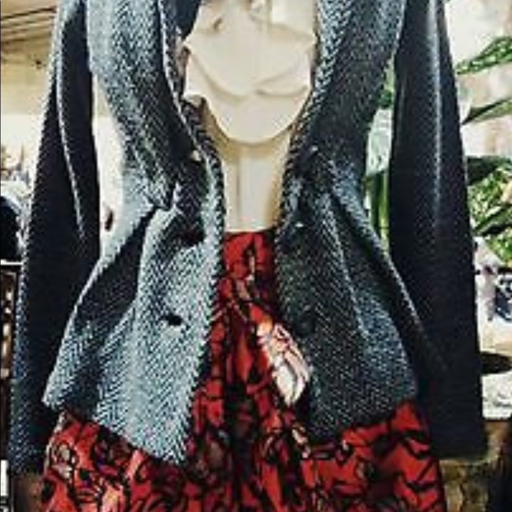 Anthropologie Eva Franco Jacquard Missive Skirt